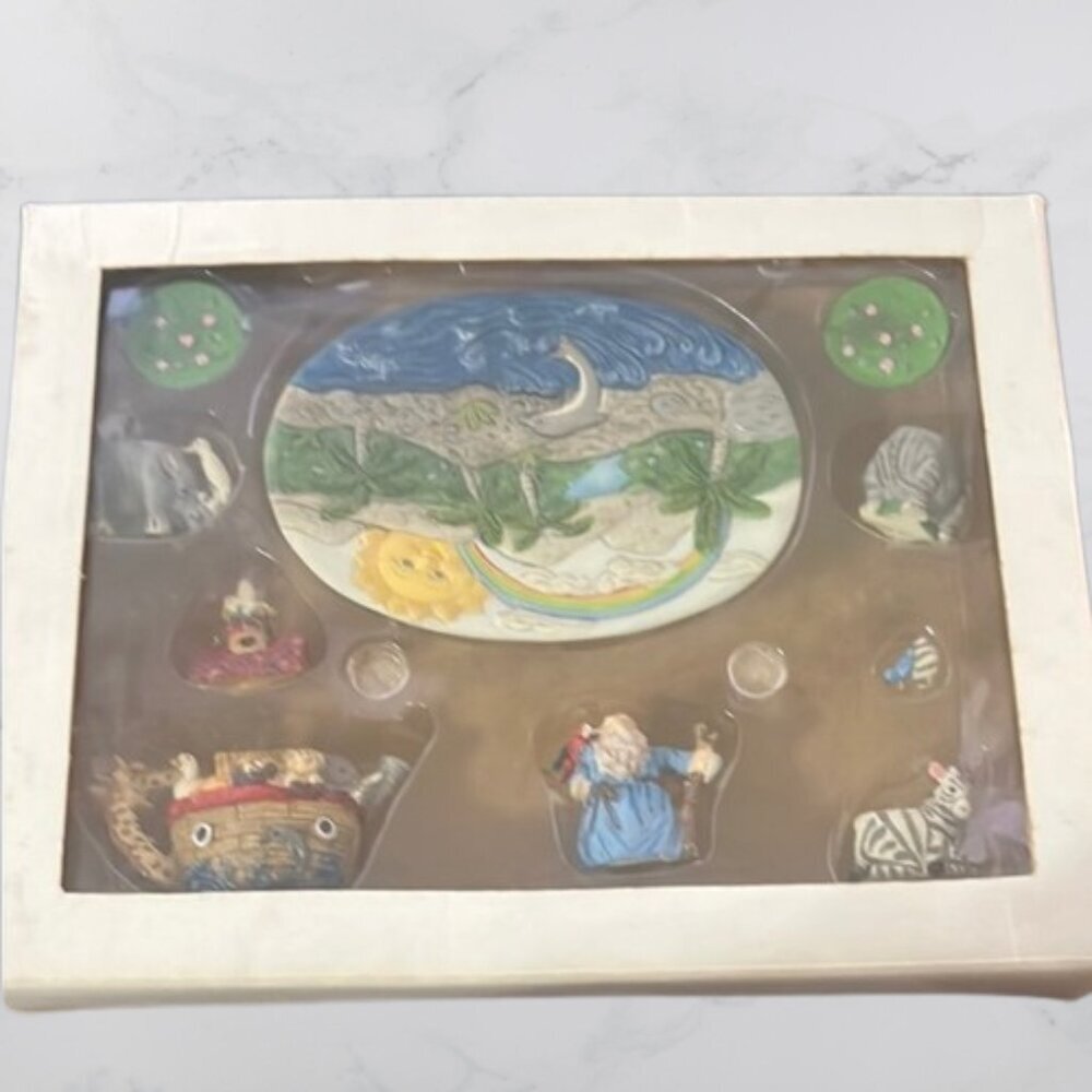 Vintage Miniature Noah's Ark Tea Set